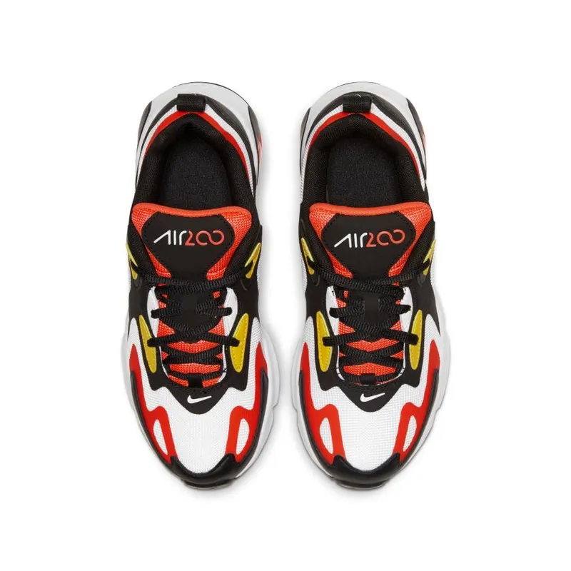 Nike Air Max 200 Black Bright Crimson (GS) (AT5627-005)