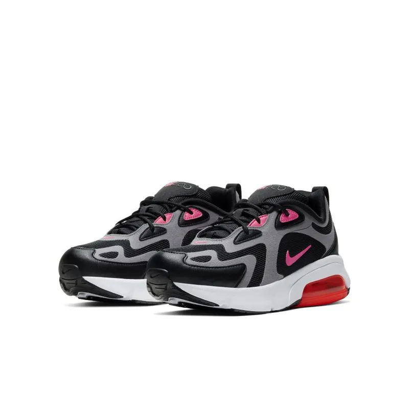 Nike Air Max 200 Black Hot Punch (GS) (CT6388-001)