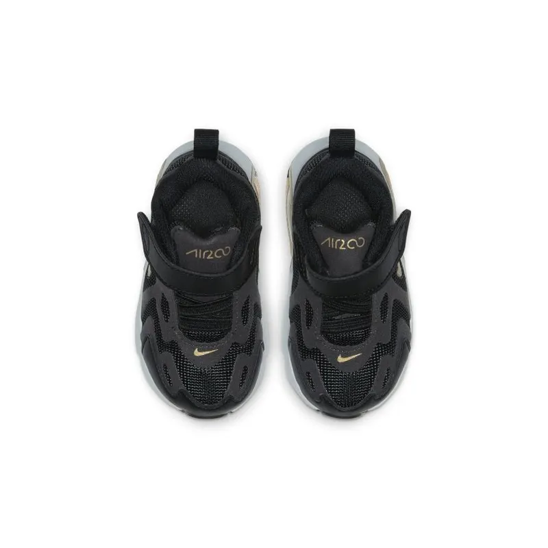 Nike Air Max 200 Black Metallic Gold (TD) (AT5629-003)