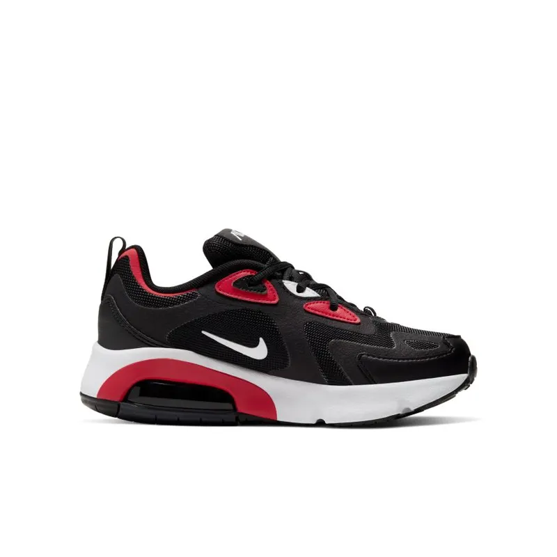 Nike Air Max 200 Black University Red (GS) (AT5627-007)