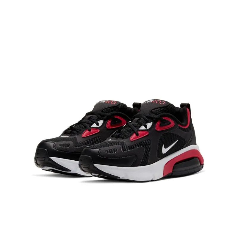 Nike Air Max 200 Black University Red (GS) (AT5627-007)