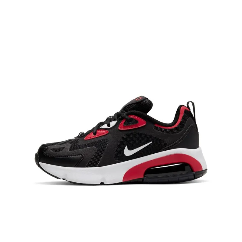 Nike Air Max 200 Black University Red (GS) (AT5627-007)