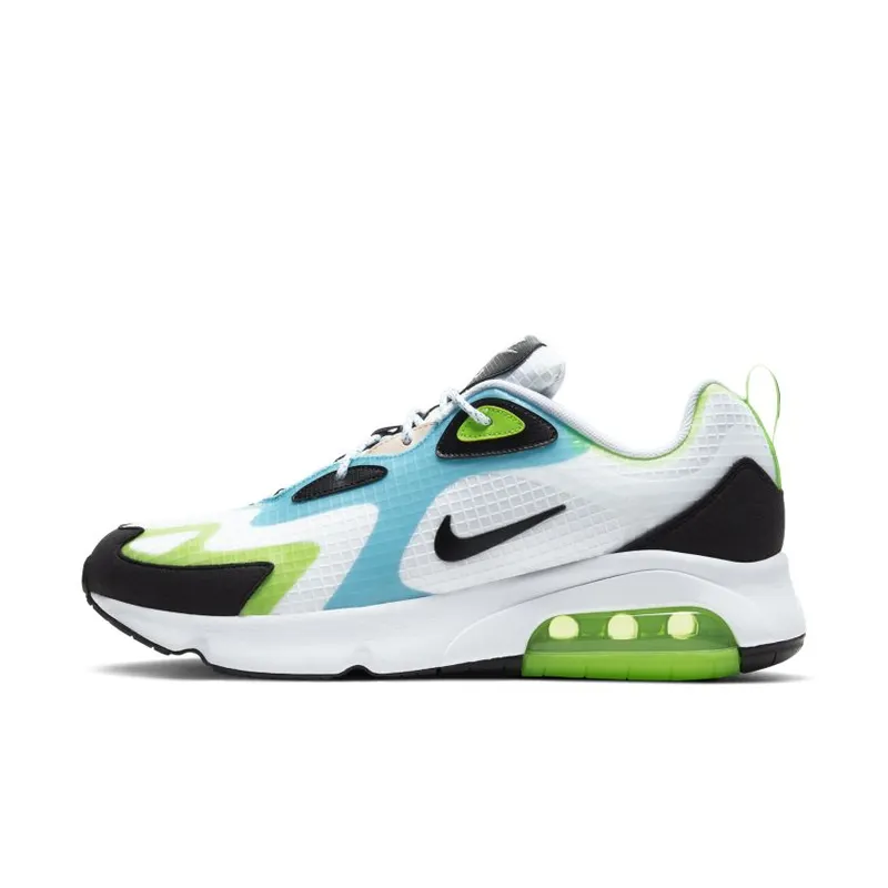 Nike Air Max 200 White Electric Green Oracle Aqua (CJ0575-101)
