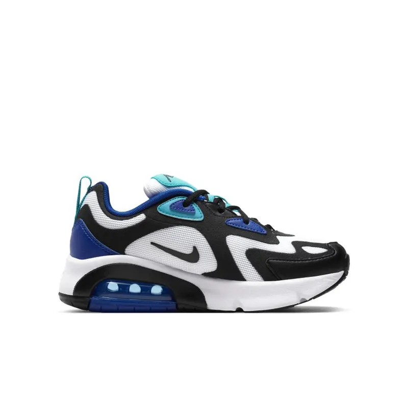 Nike Air Max 200 White Hyper Blue Oracle Aqua (GS) (AT5627-103)