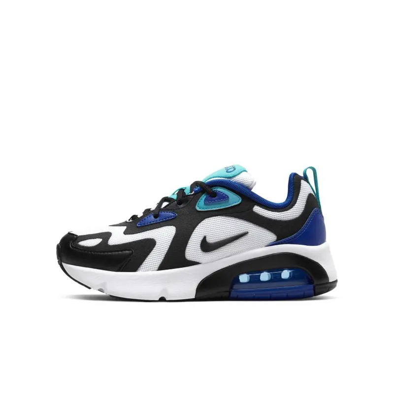 Nike Air Max 200 White Hyper Blue Oracle Aqua (GS) (AT5627-103)