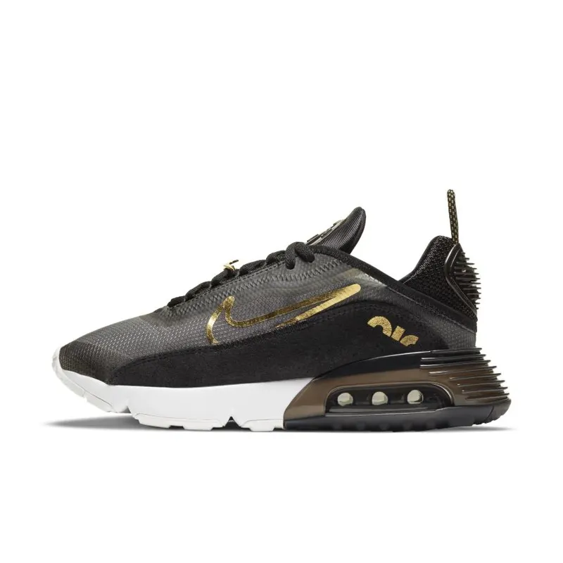 Nike Air Max 2090 Black Metallic Gold White (Women’s) (DC4461-001)