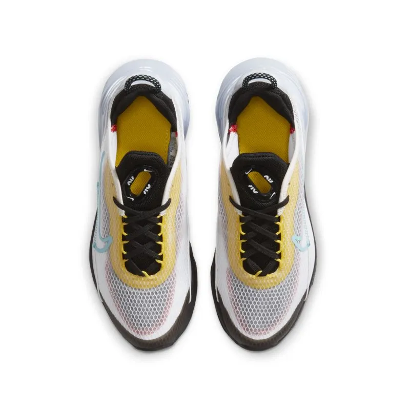 Nike Air Max 2090 White Yellow Aqua (GS) (CJ4066-103)