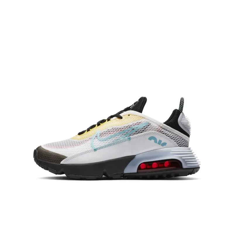 Nike Air Max 2090 White Yellow Aqua (GS) (CJ4066-103)