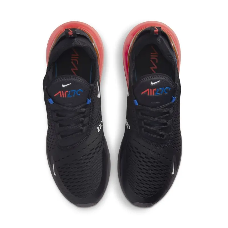 Nike Air Max 270 Black Bright Crimson Racer Blue (DO6678-001)