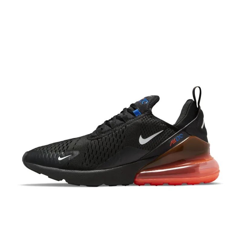 Nike Air Max 270 Black Bright Crimson Racer Blue (DO6678-001)