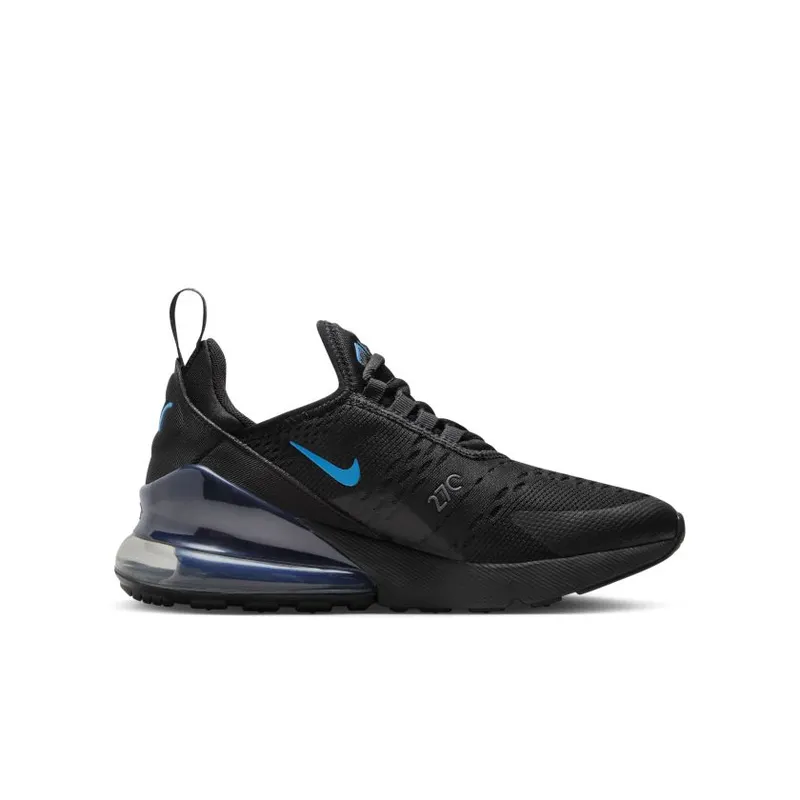 Nike Air Max 270 Black Imperial Blue (GS) (CN9575-001)