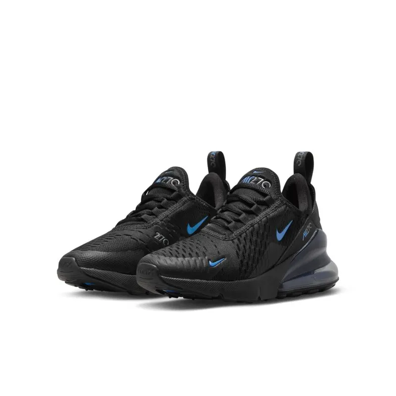 Nike Air Max 270 Black Imperial Blue (GS) (CN9575-001)