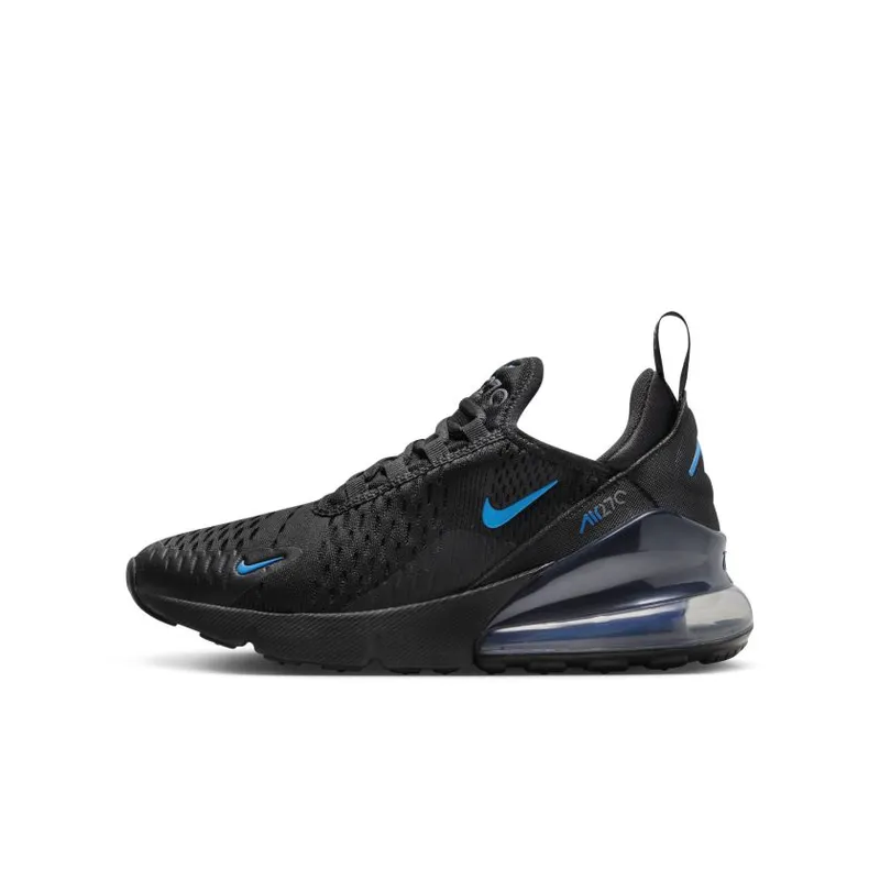 Nike Air Max 270 Black Imperial Blue (GS) (CN9575-001)