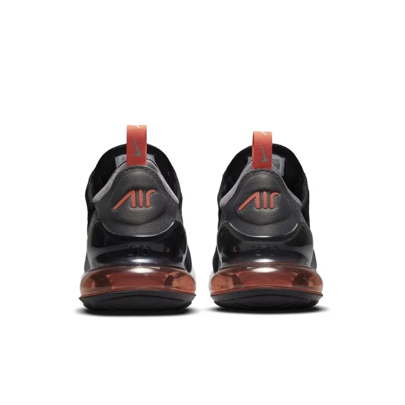 Nike Air Max 270 Essential Black Grey Orange (DM2462-001)