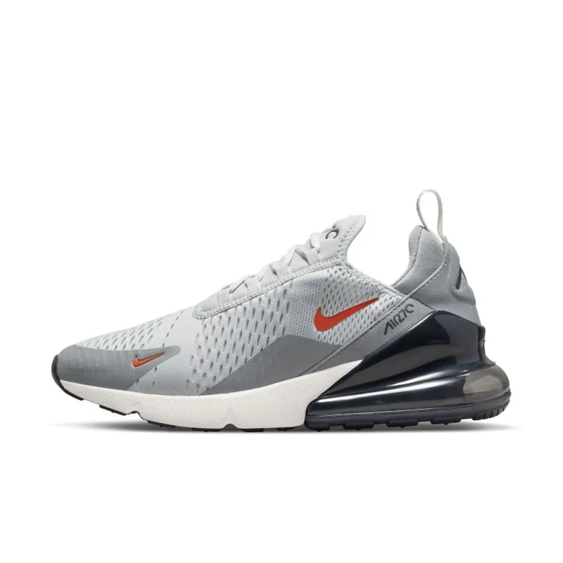 Nike Air Max 270 Grey Fog Team Orange Sail (DR8616-001)