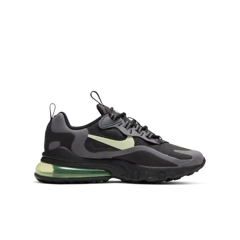 Nike Air Max 270 React Black Barely Volt (GS) (BQ0103-008)