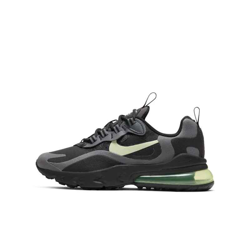Nike Air Max 270 React Black Barely Volt (GS) (BQ0103-008)