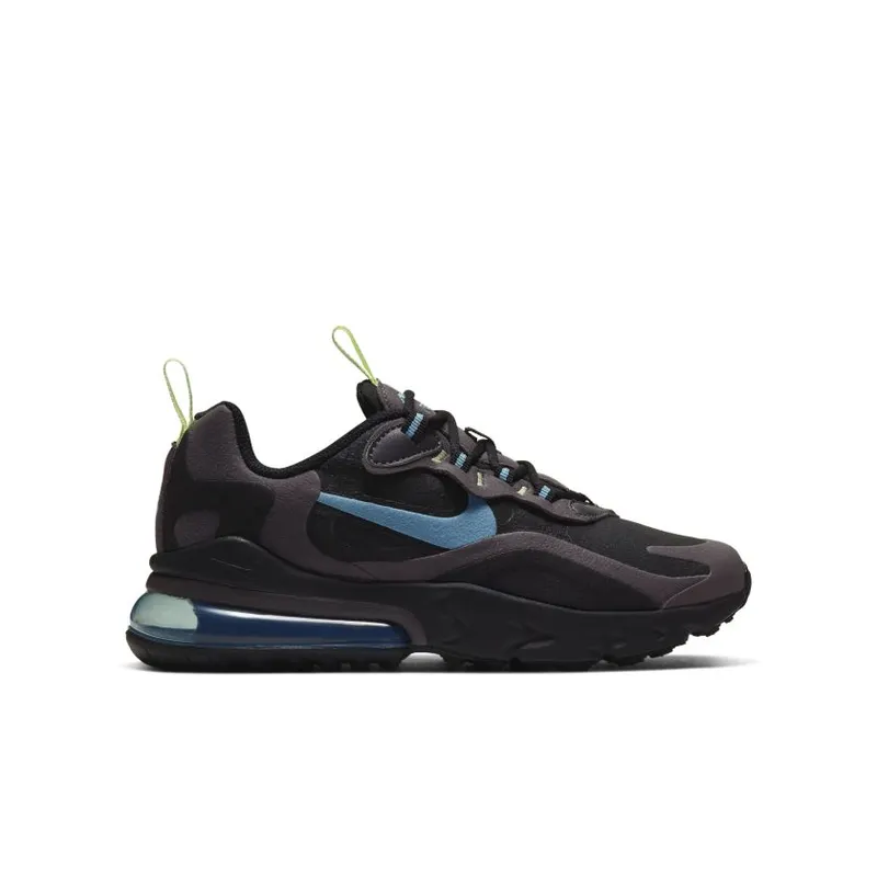 Nike Air Max 270 React Black Cerulean (GS) (BQ0103-012)