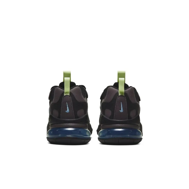 Nike Air Max 270 React Black Cerulean (GS) (BQ0103-012)