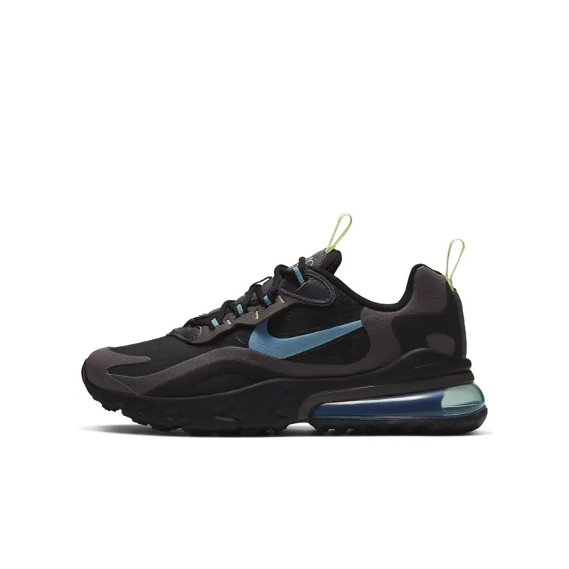 Nike Air Max 270 React Black Cerulean (GS) (BQ0103-012)