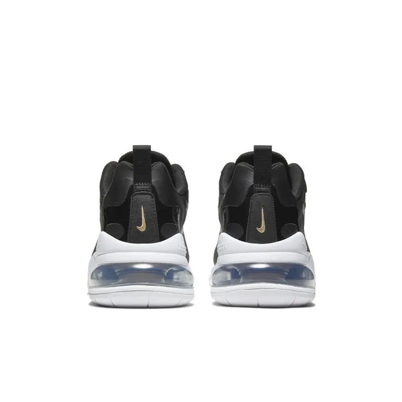 Nike Air Max 270 React Black Metallic Silver (Women’s) (CT3426-001)