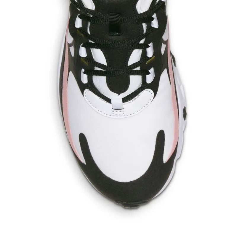 Nike Air Max 270 React Black White Bleached Coral (Women’s) (AT6174-005)