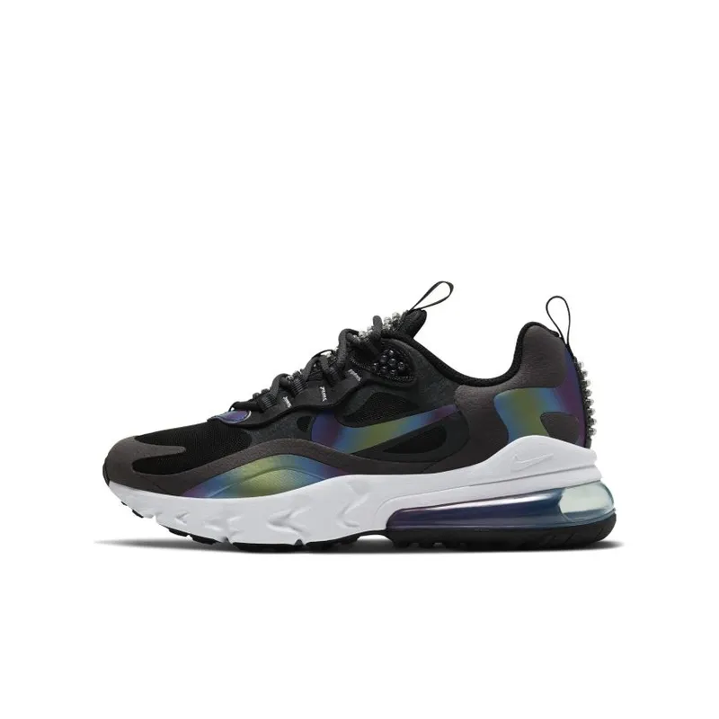 Nike Air Max 270 React Bubble Pack Dark Smoke Grey (GS) (CT9633-001)