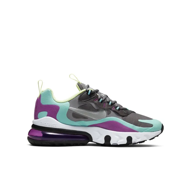 Nike Air Max 270 React Gunsmoke Aurora (GS) (BQ0103-007)