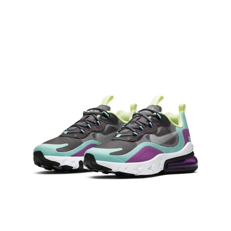 Nike Air Max 270 React Gunsmoke Aurora (GS) (BQ0103-007)