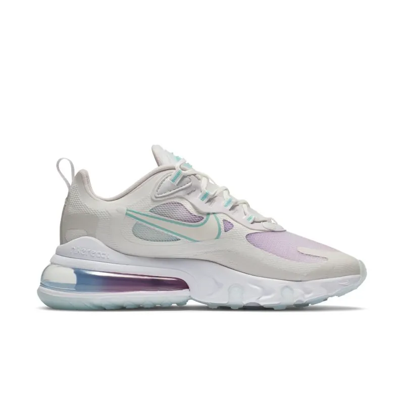 Nike Air Max 270 React Summit White Bleached Aqua (Women’s) (CK6929-100)