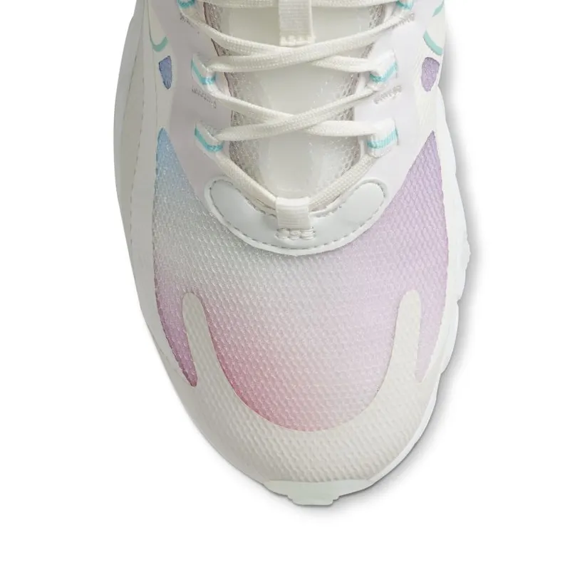 Nike Air Max 270 React Summit White Bleached Aqua (Women’s) (CK6929-100)