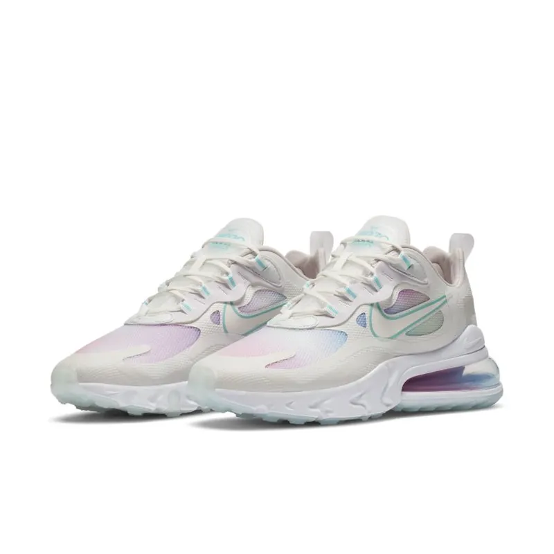 Nike Air Max 270 React Summit White Bleached Aqua (Women’s) (CK6929-100)