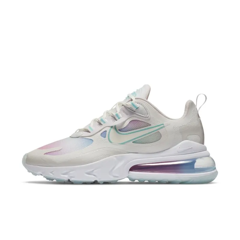 Nike Air Max 270 React Summit White Bleached Aqua (Women’s) (CK6929-100)