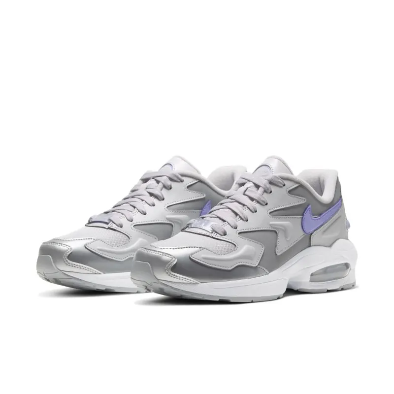 Nike Air Max 2 Light SE Vast Grey Purple Agate (Women’s) (CJ7981-001)