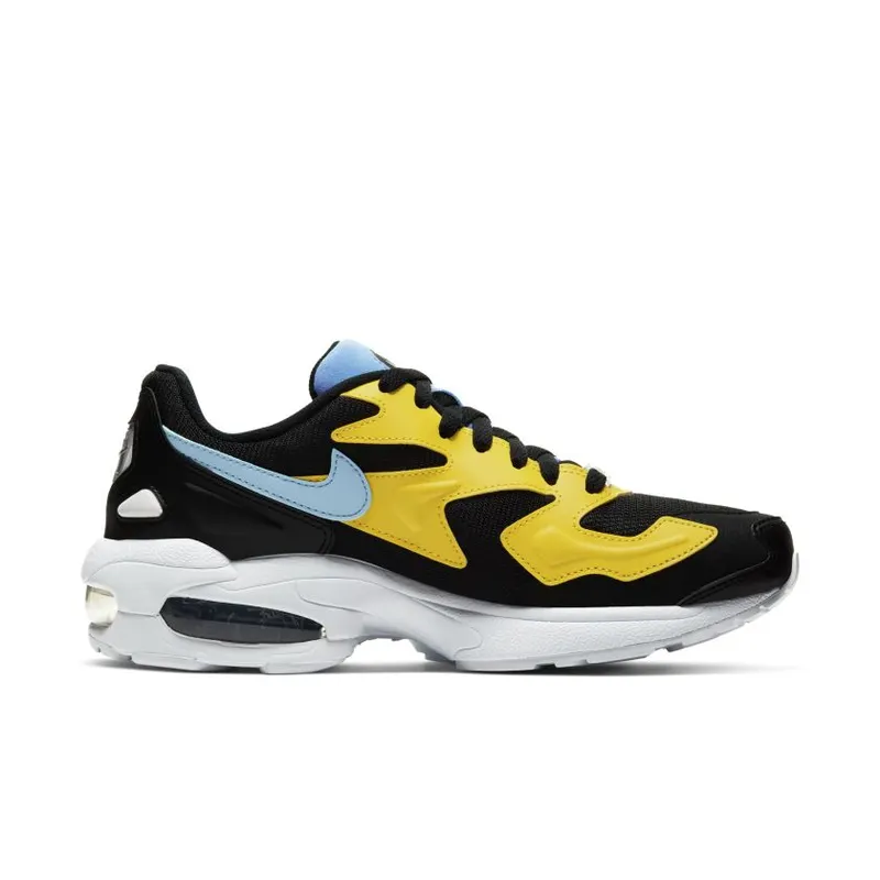 Nike Air Max 2 Light Yellow Light Blue Black (Women’s) (CJ7980-700)