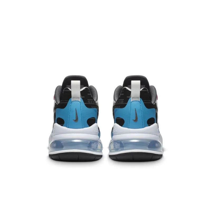 Nike Air Max 270 React Summit White Black Laser Blue (DA4303-100)