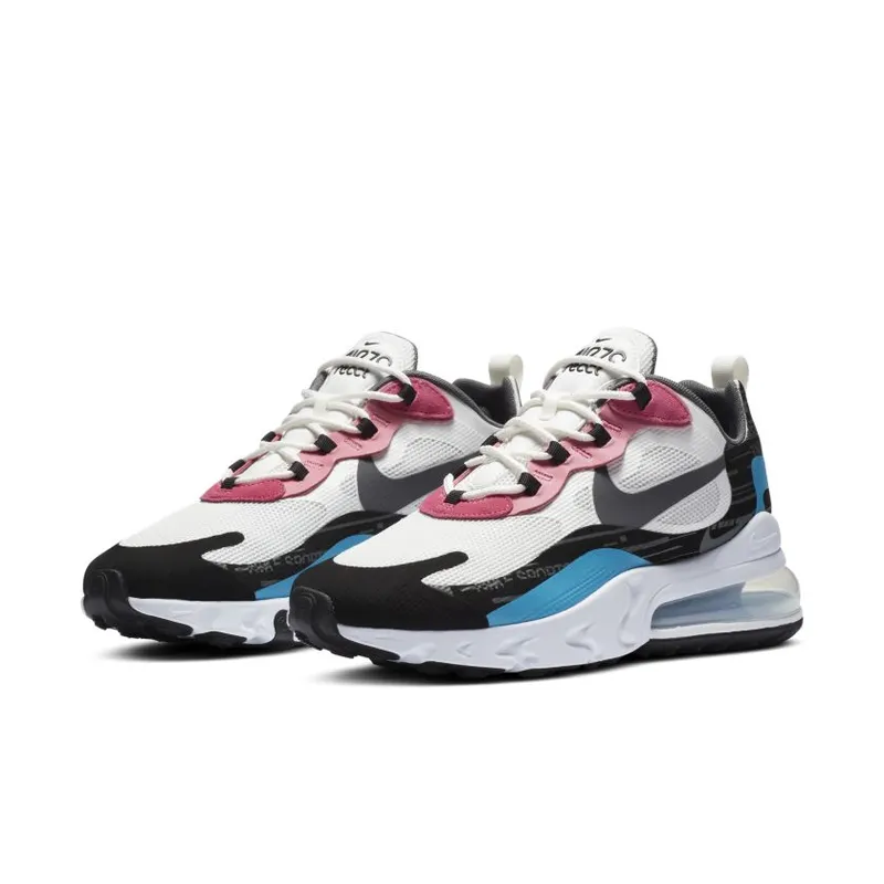 Nike Air Max 270 React Summit White Black Laser Blue (DA4303-100)