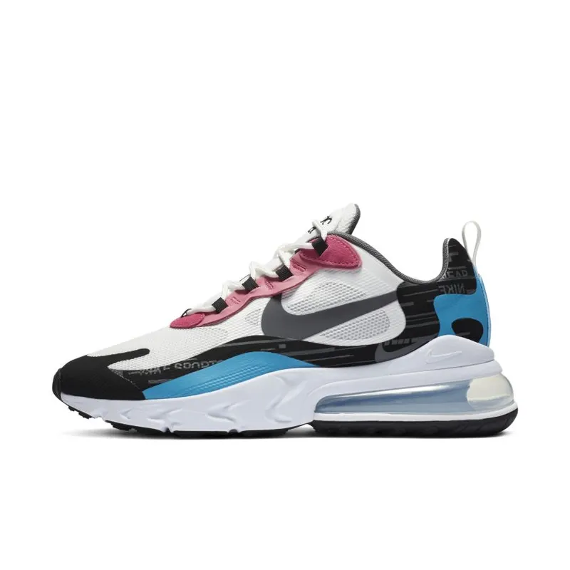 Nike Air Max 270 React Summit White Black Laser Blue (DA4303-100)