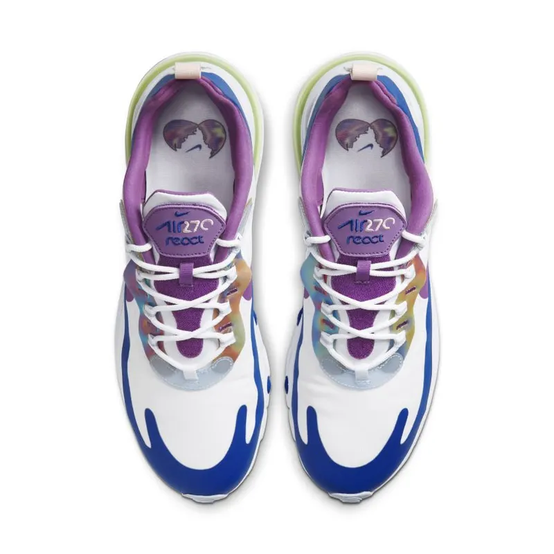 Nike Air Max 270 React White Berry Royal (CW0630-100)