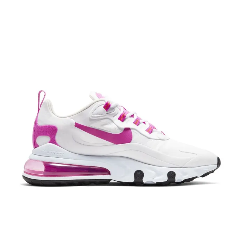 Nike Air Max 270 React White Fire Pink (Women’s) (CJ0619-100)
