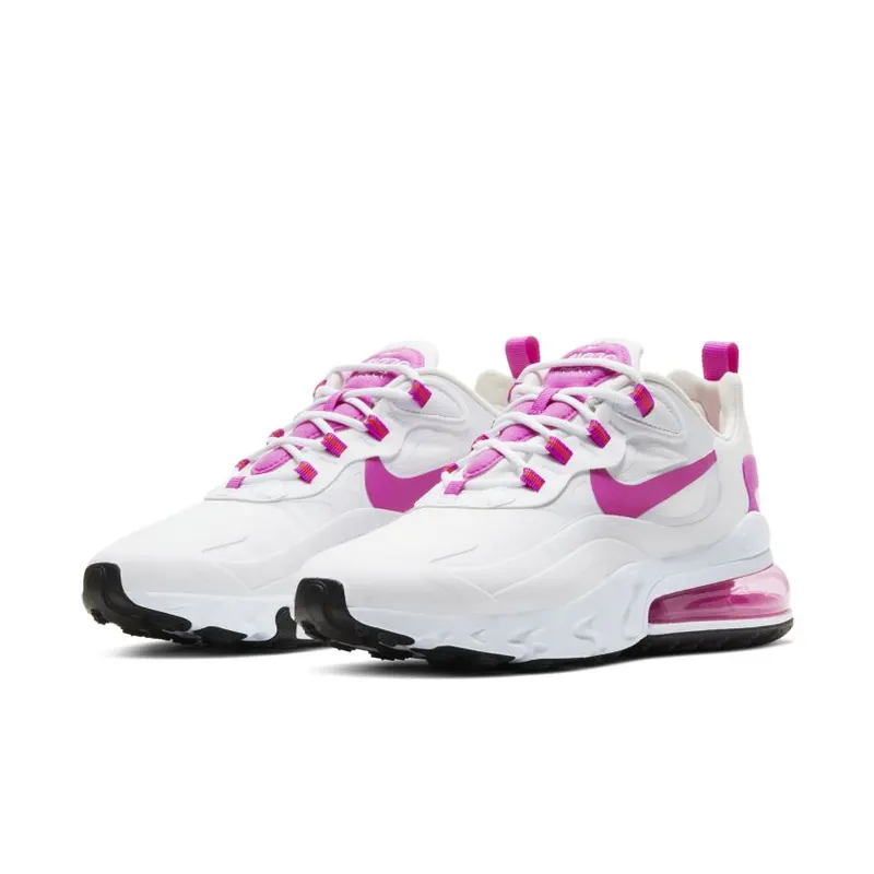 Nike Air Max 270 React White Fire Pink (Women’s) (CJ0619-100)