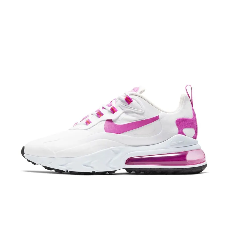 Nike Air Max 270 React White Fire Pink (Women’s) (CJ0619-100)