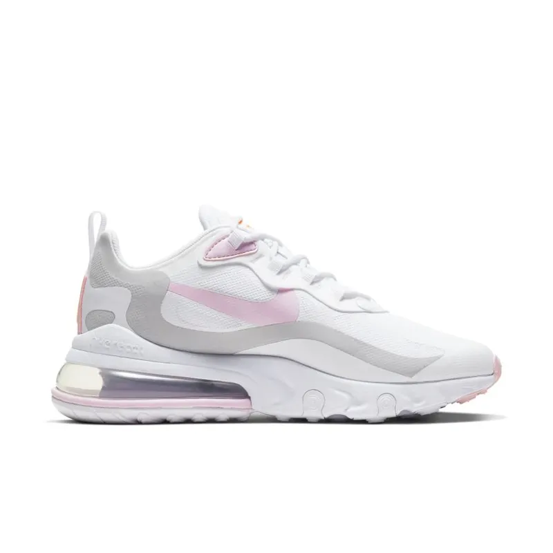 Nike Air Max 270 React White Pink Foam (Women’s) (CZ0372-101)