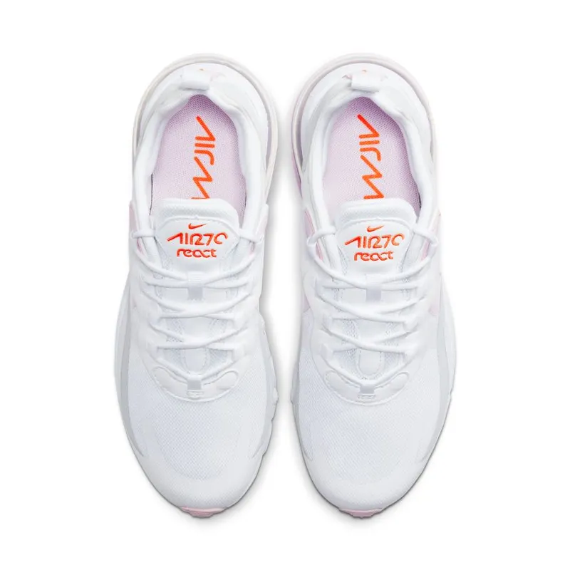 Nike Air Max 270 React White Pink Foam (Women’s) (CZ0372-101)