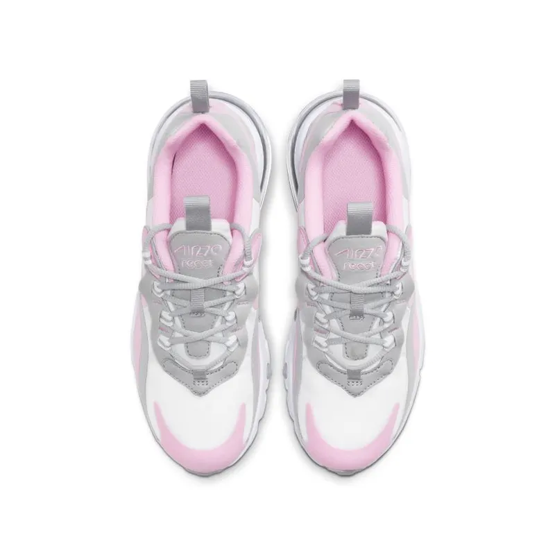 Nike Air Max 270 React White Pink (GS) (BQ0103-104)