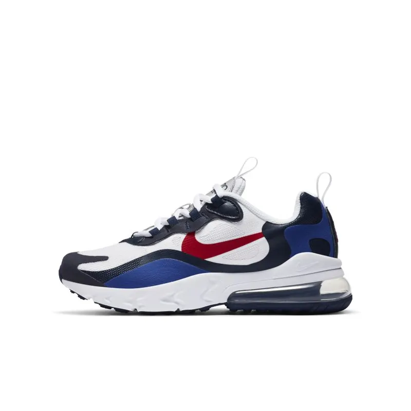 Nike Air Max 270 React White University Red (GS) (CZ5582-100)