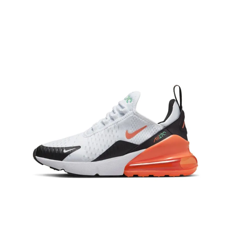 Nike Air Max 270 White Turf Orange (GS) (943345-107)
