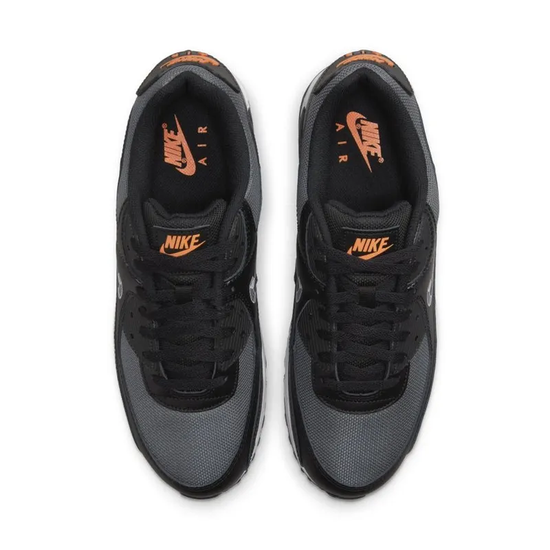 Nike Air Max 90 3D Swoosh Black Grey Orange (DR5642-001)