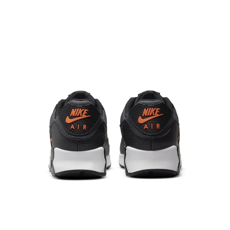 Nike Air Max 90 3D Swoosh Black Grey Orange (DR5642-001)