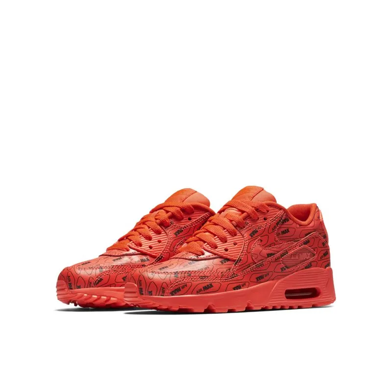 Nike Air Max 90 All-Over Print Bright Crimson (GS) (859560-600)